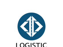 logistics logo icon illustration vector design  distribution symbol  delivery of goods  economy  finance