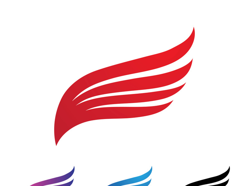 Falcon wing  Logo Template vectorFalcon wing  Logo Template vector