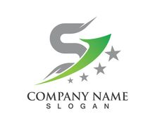 Business corporate S letter logo design vector