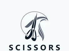 Scissors Logo Design Icon Template. Modern simple design. barbers tools and barbershop. Vector Illustration