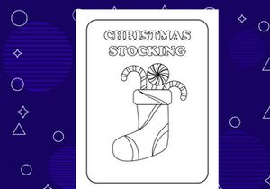 10 Pages Christmas coloring page design for kids. Children coloring page interiors