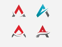 A Letter Logo Business icon Template Vector design