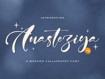 Anasteziya - Calligraphy Font preview picture