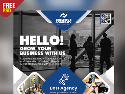 Creative Business Flyer Design PSD