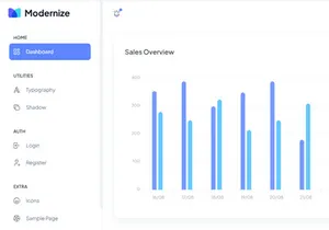 Modernize Free NextJS Admin Dashboard Template