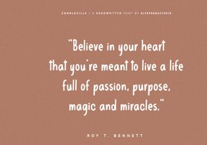 Charleville - Handwritten Font