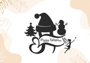 Romantic Christmas Monogram
