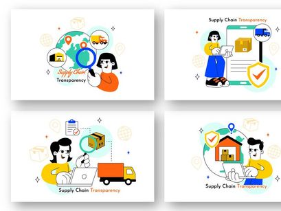 10 Supply Chain Transparency Illustration