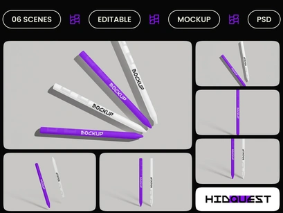 Pencil Tab Mockup