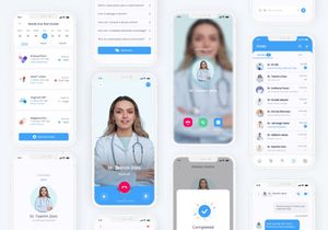 HealthCare - Doctor Consultation Mobile App UI KIT