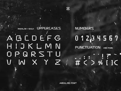 Anselmo – Free Techno Font