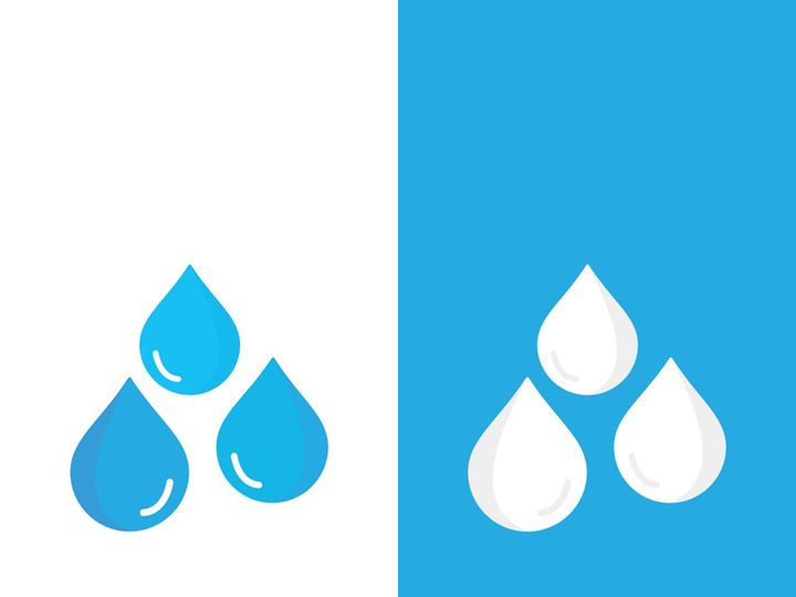 Background water drop logo icon vector illustration