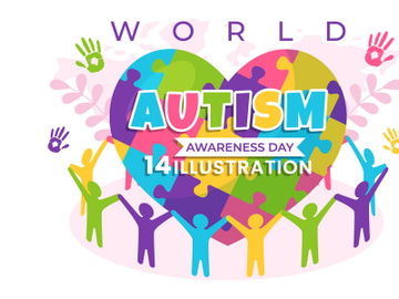 14 World Autism Awareness Day Illustration preview picture