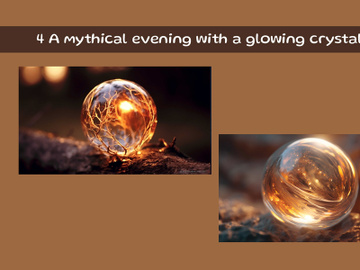A mythical evening with a glowing crystal ball preview picture