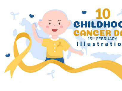 10 International Childhood Cancer Day Illustration