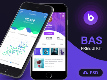 Bas Free Ui Kit preview picture