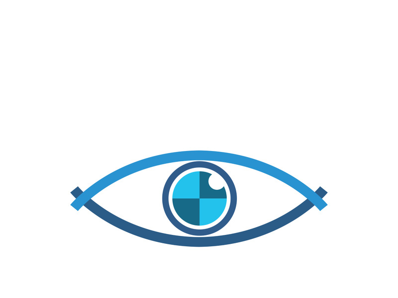 Eye vector logo design image template