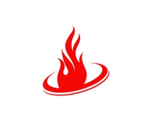 Fire Logo Template  Flame Symbol  Icon Vector
