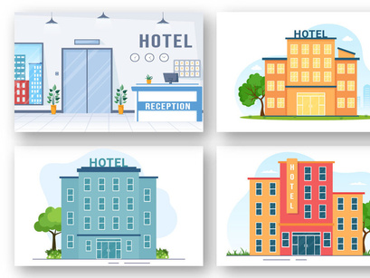 13 Hotel Illustration