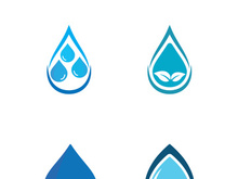 Water drop logo template vector illustration design