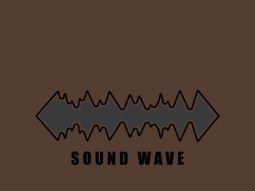 Sound waves logo background modern music vector image preview picture