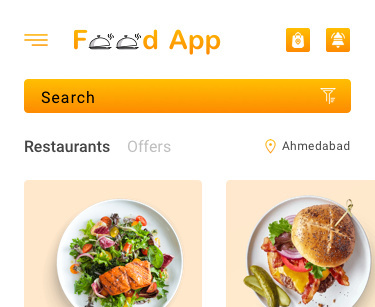 Free Food App UI Design KIT