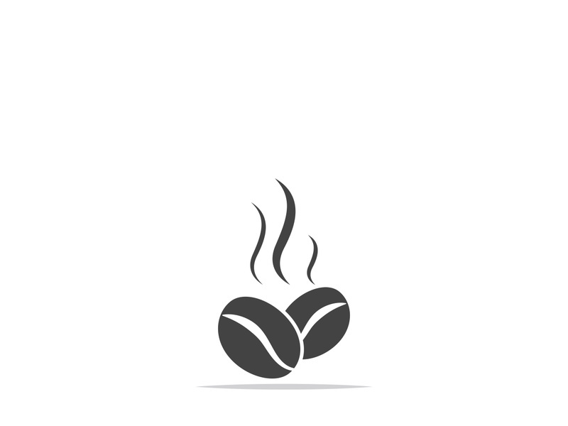 Premium coffee bean logo design.