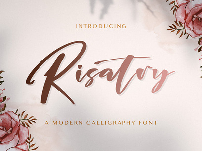 Risatry - Calligraphy Font