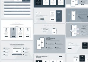 Bluprin – Adobe XD Wireframe Kit For Web