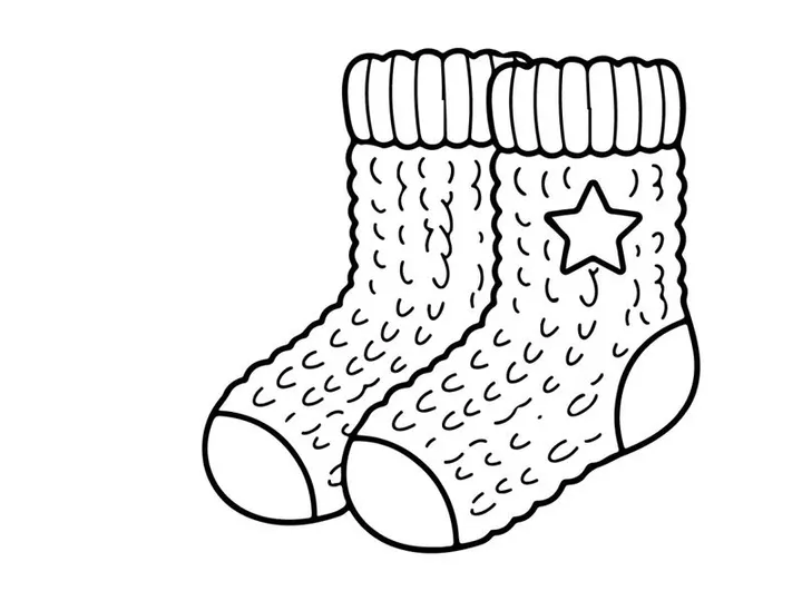 Niedliche gestrickte Weihnachts-Babyschuhe mit Sternenmuster für Geschenkset für Neugeborene