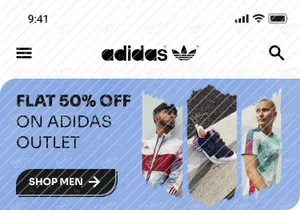 Shoes store app UI kit.
