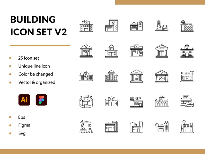 Building Icon Set V1