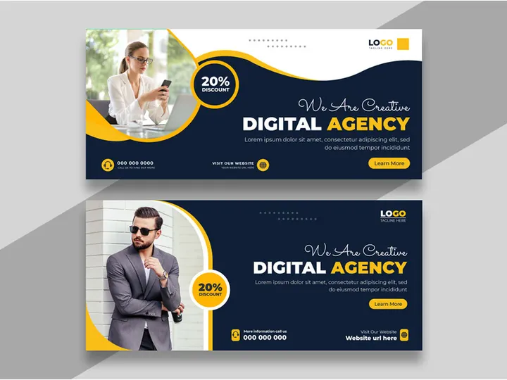 Digital Marketing Facebook Cover Banner Ver-31