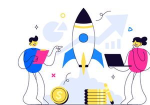 10 Business Startup Vector Illustration