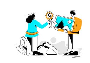 NFT  Flat Illustration concept