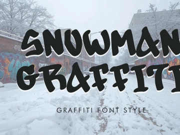 Snowman Graffiti preview picture