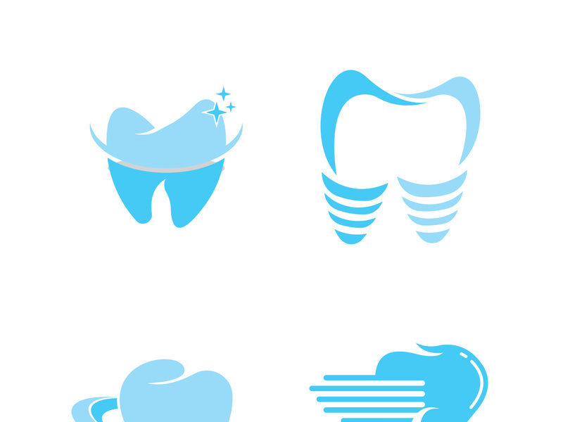 Dental logo template vector illustration icon design