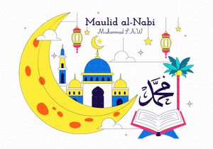 10 Maulid Nabi Illustration