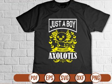 Just A Boy Who Loves Axolotls preview picture