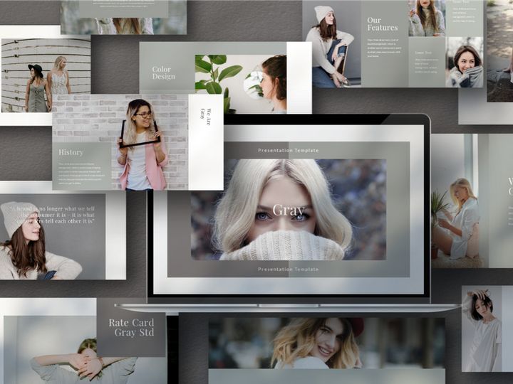 Gray Keynote Template