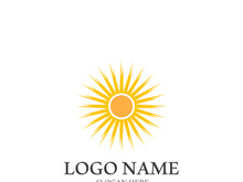 Sun vector illustration icon logo template design