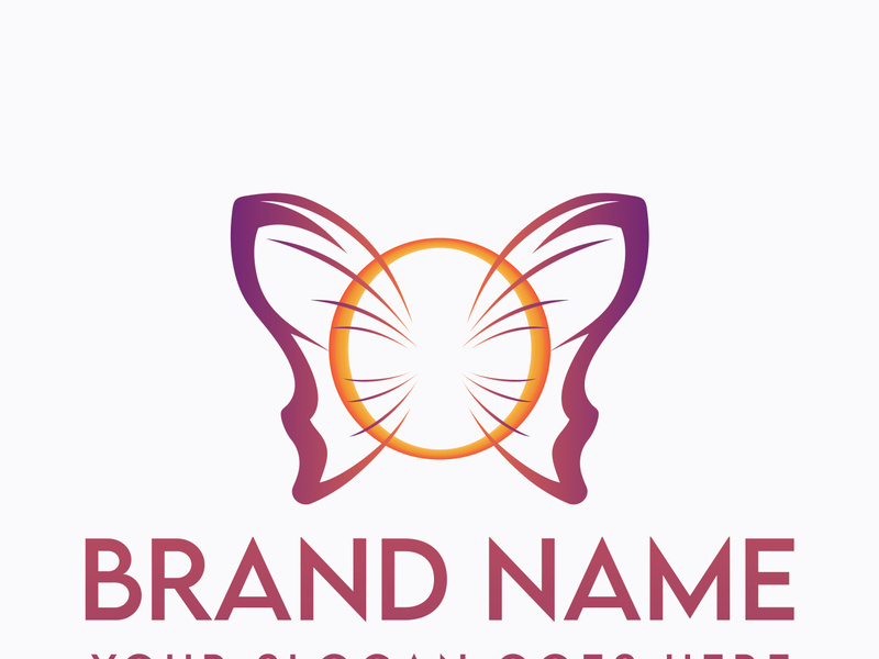 Butterfly logo design