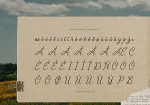 Estalion Linier | Handwritten Vintage Script