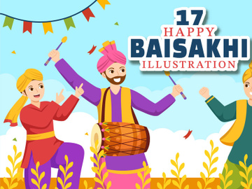 17 Happy Baisakhi Illustration preview picture