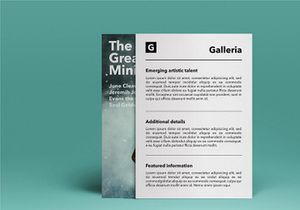 Galleria Event Flyer Template