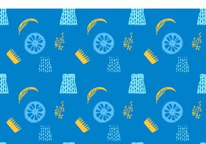 10 Modern Summer Scandinavian Doodle Patterns