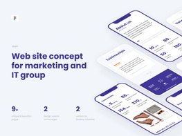 Web UI kit for Marketing or IT agency preview picture