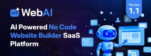 AiWeb v1.0 -  AI Powered No Code Website Builder SaaS Platform