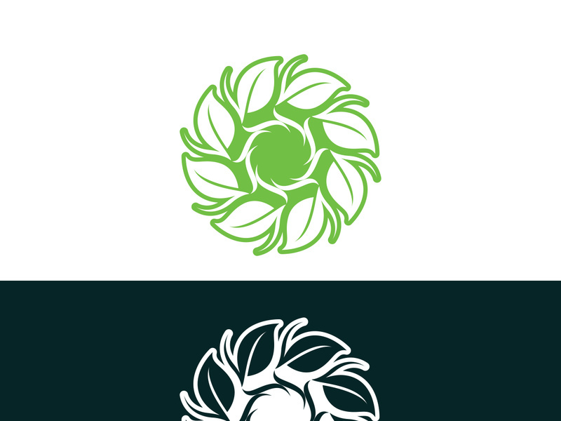 nature leaf logo, environment logo , ecology logo template