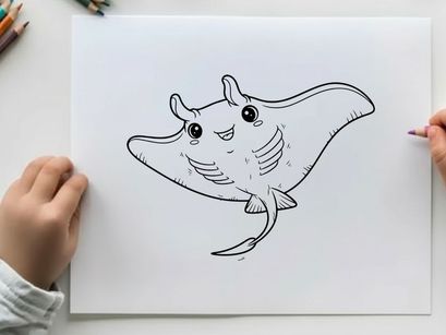 Cute cartoon whale jumping vector illustration flat design